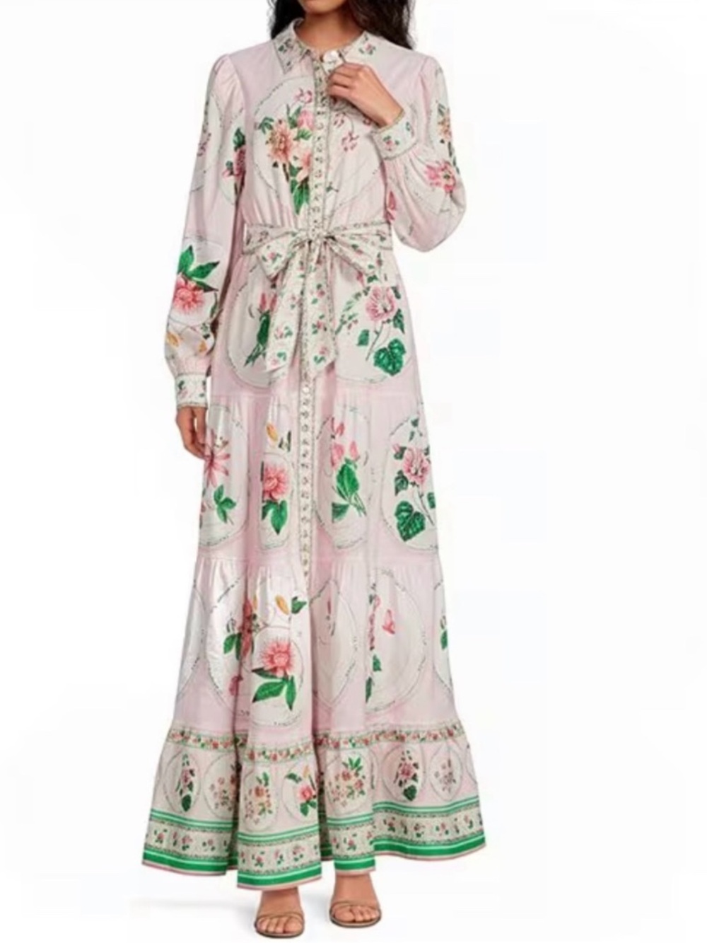 A LOVES A PINK MAXI DRESS